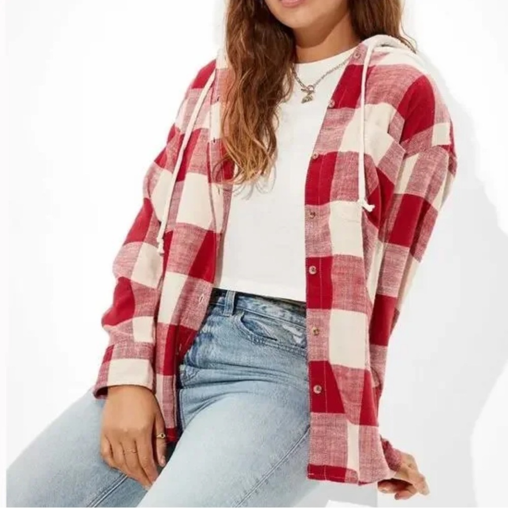 Hoodie flannel